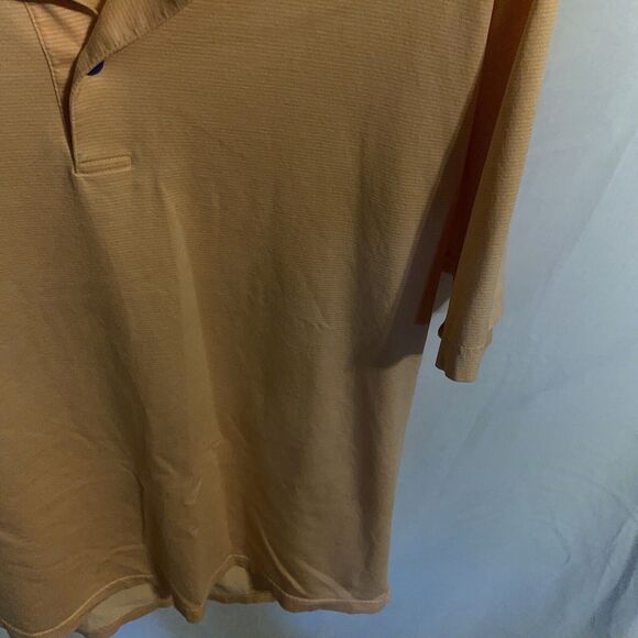 Peter Millar Golf Shirt Men’s Size Large Peach Orange Polo Short Sleeve - Picture 7 of 12